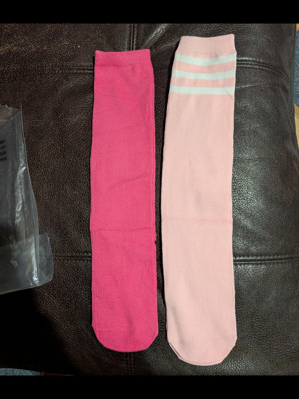 NWOT Set Of 2 Girls Soccer's Socks - Bright Pink & Light Pink